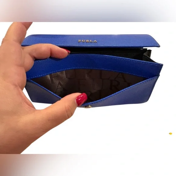 Furla Royal Blue Women's Clutch